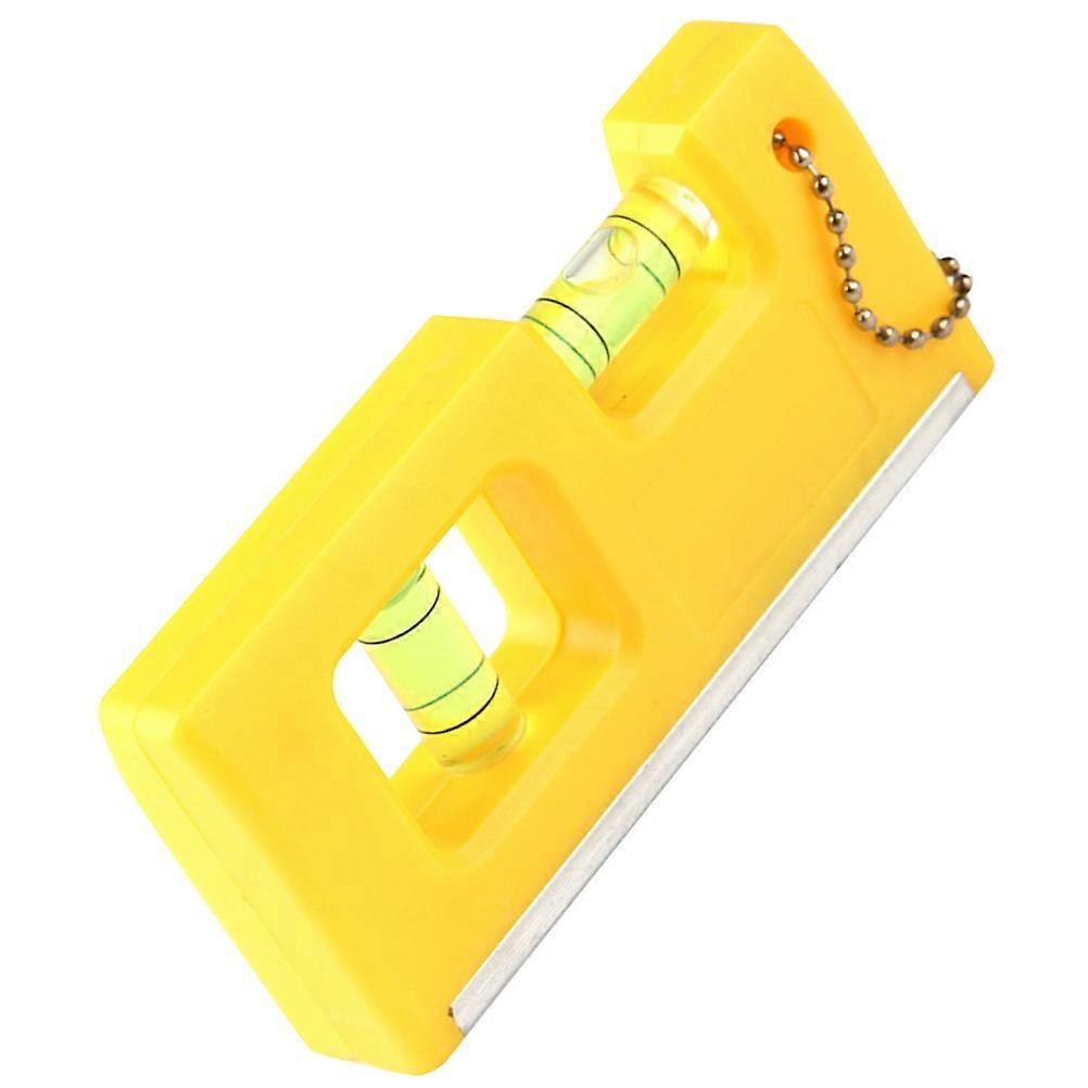 Mini Level Gauge Bubble Ruler Measuring Instrument Various Occasions 10x4.5cm Magnetic Adsorption 1Pcs