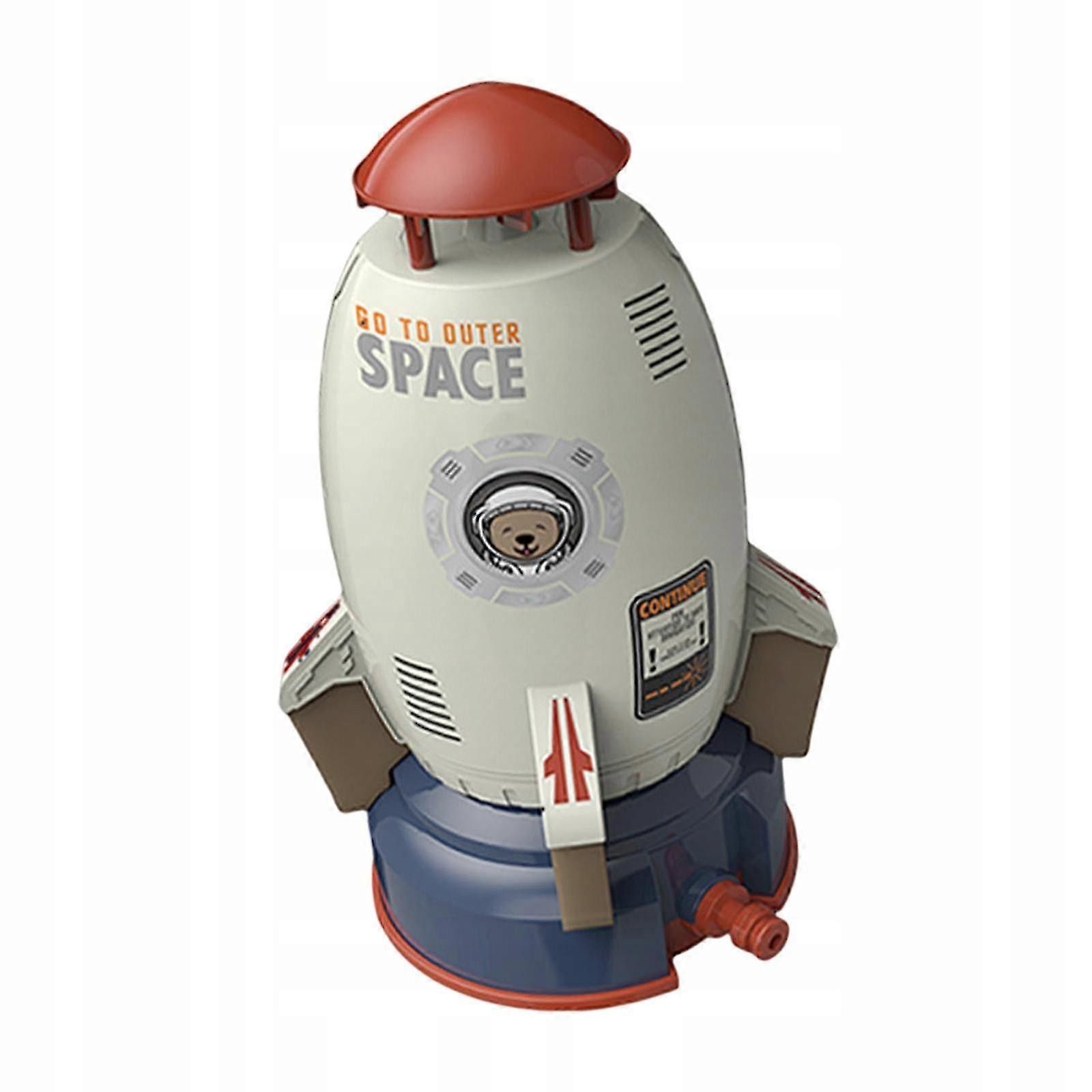 ZENGO Water Spray Space Rocket Shaped Yard Toy