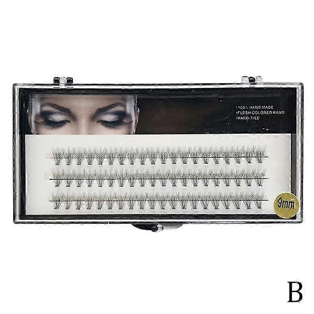 2025 Hot Melt False Eyelashes with Three Rows of Segmented Eyelash Curlers