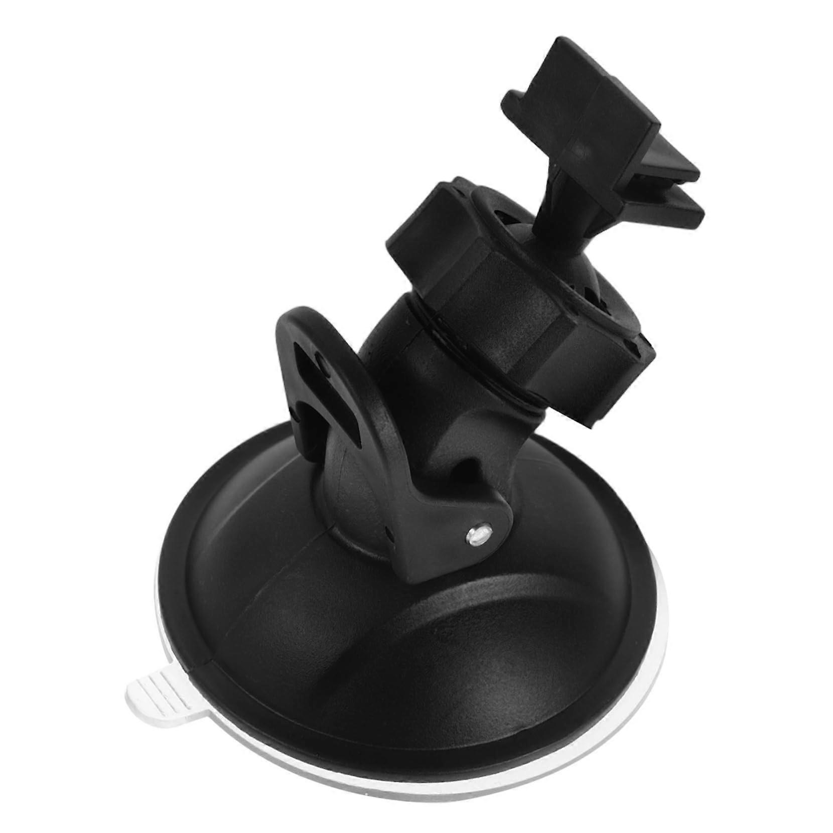 Cassette Suction Cup Stand - Portable Black Dash Cam Holder, Adjustable Camera Mount, Compatible with Most Cameras