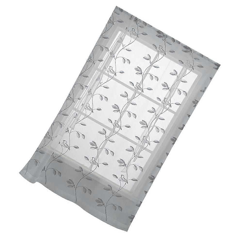 Elegant Sheer Curtain for Home White Polyester Window Tulle Easy to Install and 1Pc