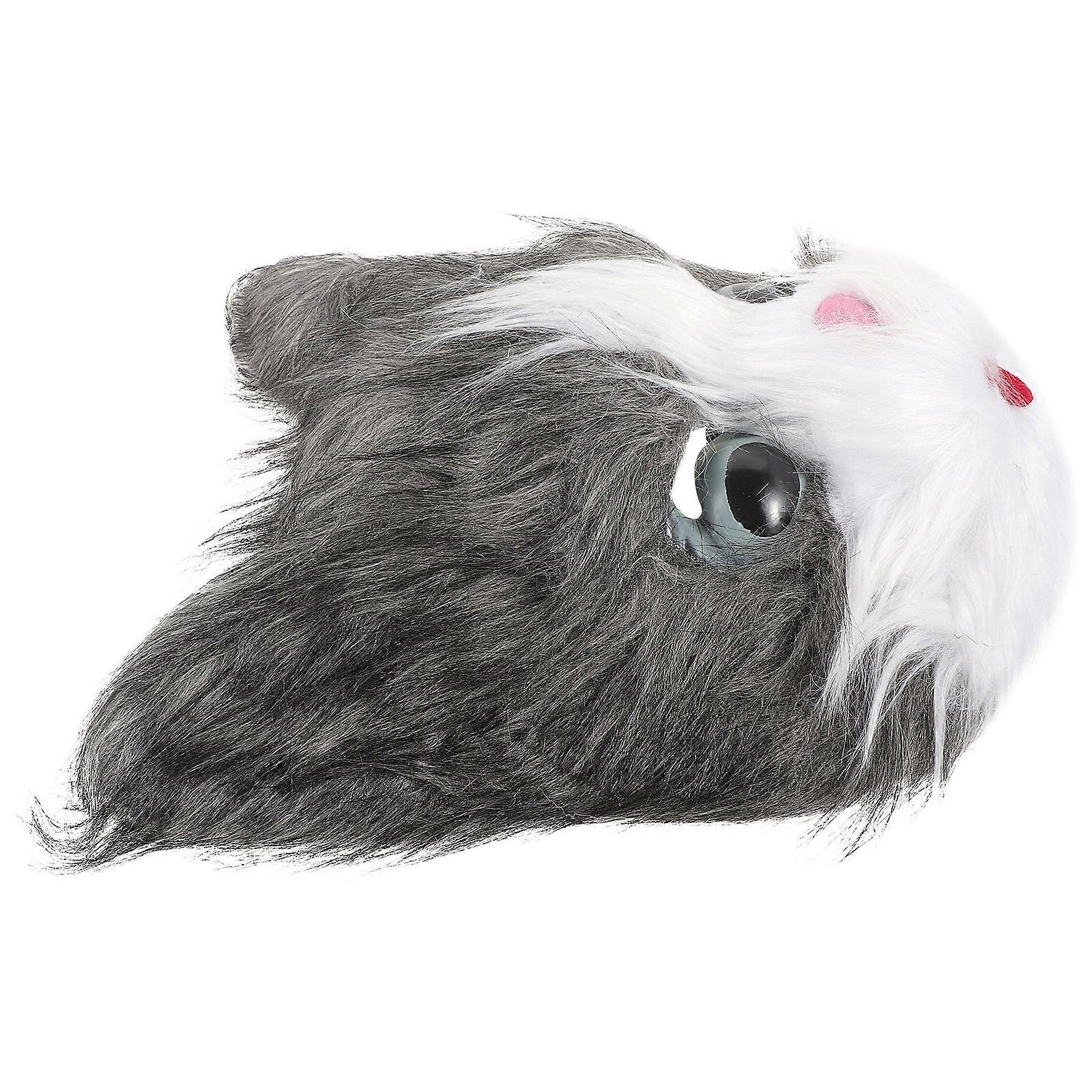 Realistic Cat Mask For Halloween Cosplay Events Suitable For Adults And Partygoers In Multi Color 28x26cm 1Pcs
