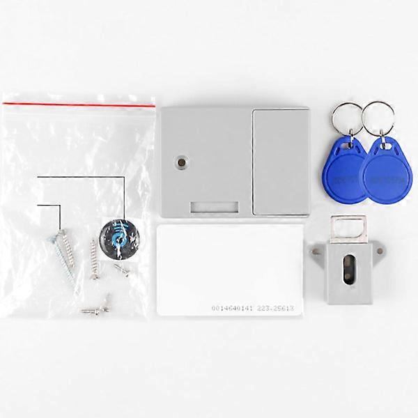 Intelligent Electronic Sensor Lock Automatic Locking Security Box No Drilling ABS Smart Induction Lock