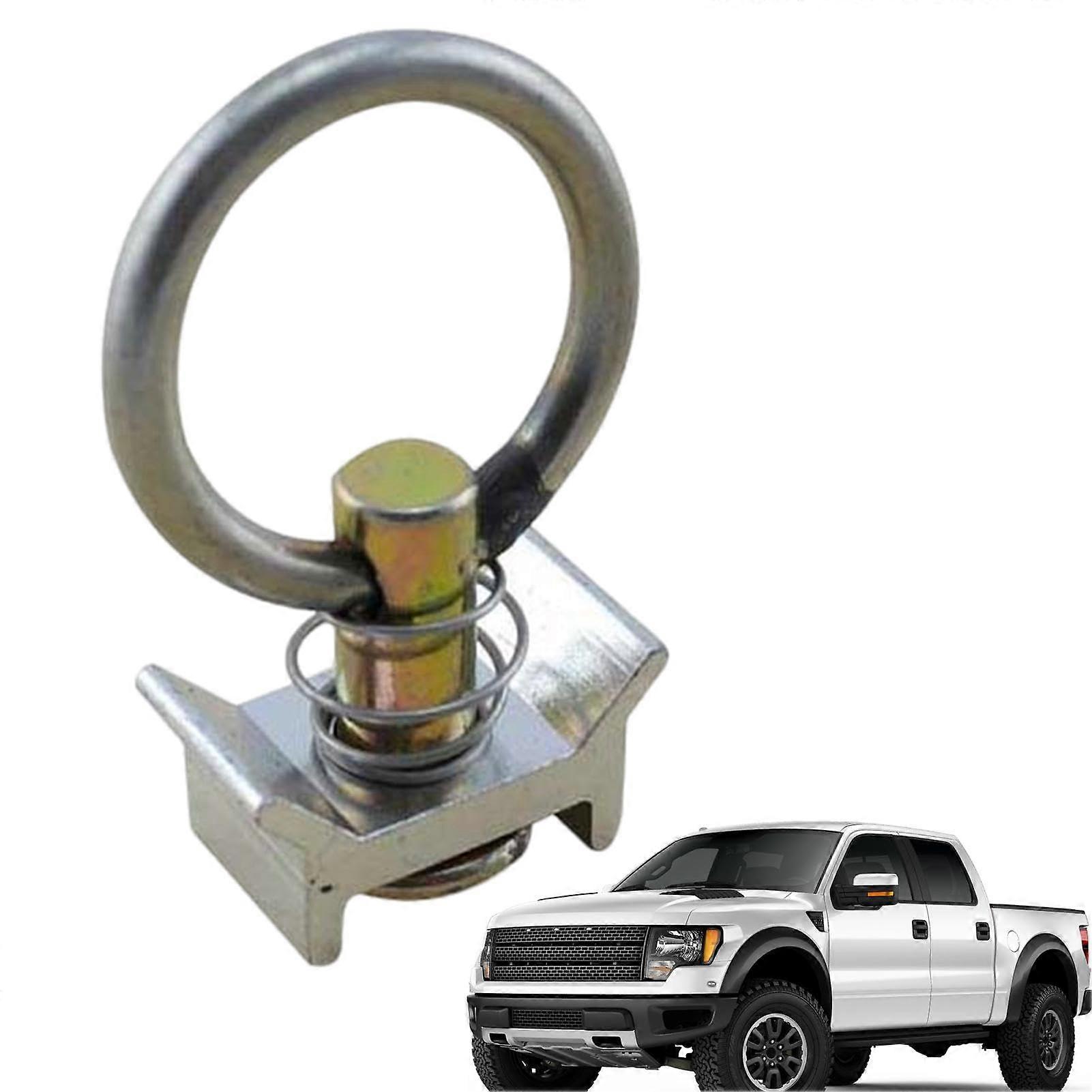 L-Track Lashing Rail Aluminium Locking Rail For Closed Trailers And Off-Road Vehicles, Dirt Bikes, Silver Pull Tab