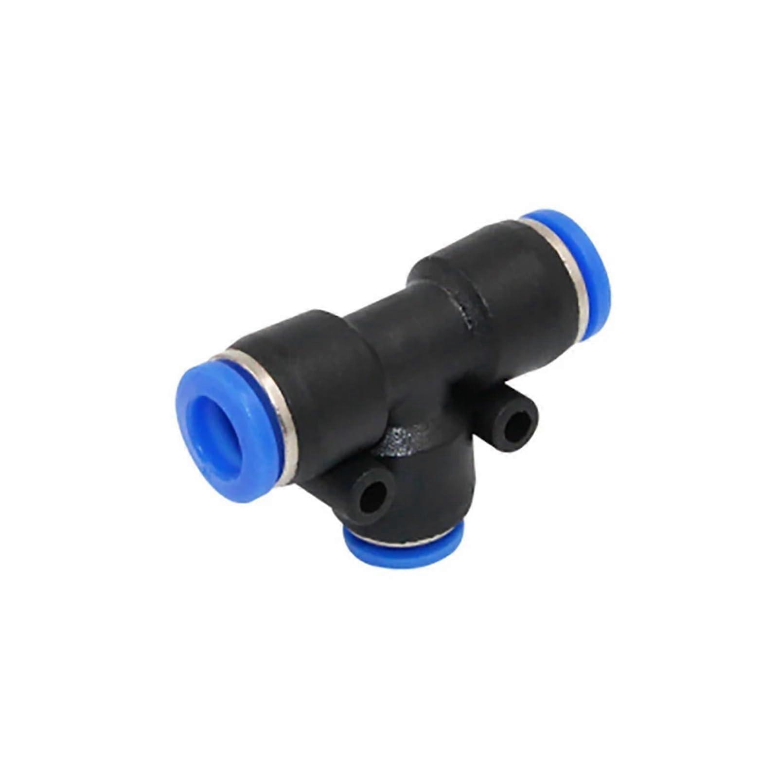 PE Air Connectors Hose Connection Fitting 3-Way Quick Coupling Pneumatic Fittings 4-16Mm Size Options PE12