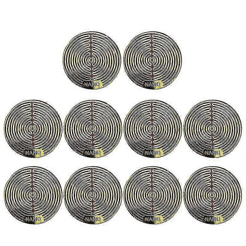 10pcs Anti Radiation Protector Shield Emf Protection Cell Phone Sticker Emr-e