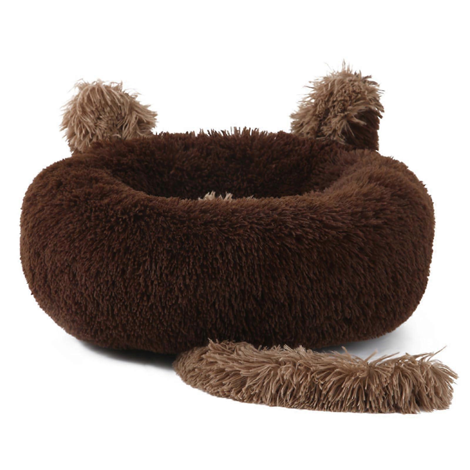 Dog bed, nonslip bottom, ears and tail, sofa for small to mediumsized pets, creative pet bed, cute nest.