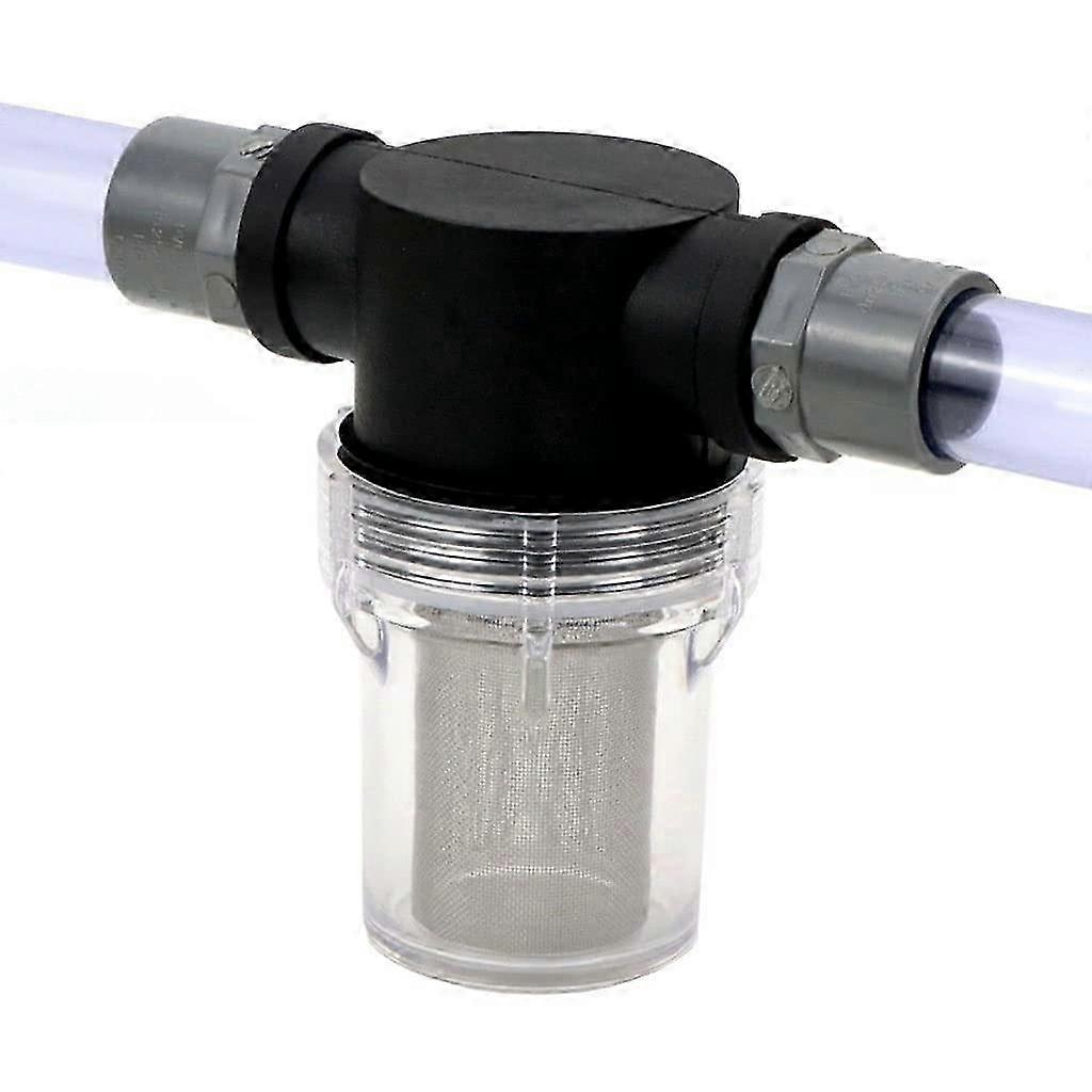 High Capacity 40 Mesh Pump Filter Corrosion Resistant Inline Strainer 1/2" to 1" for Aquaculture Plumbing (3/4 inch)
