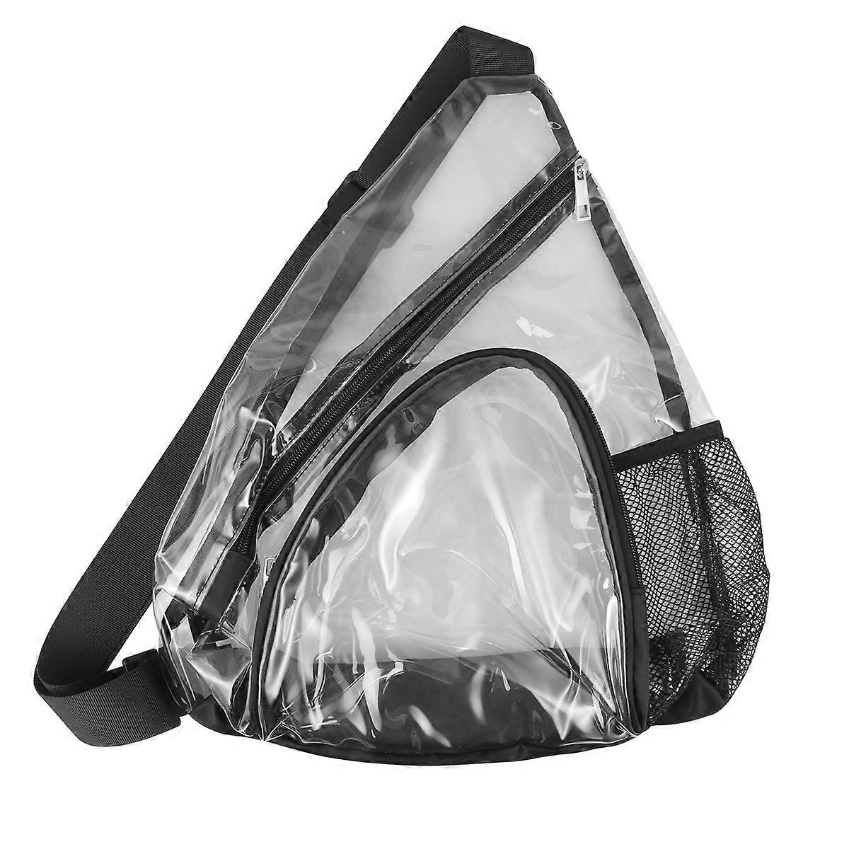 Durable Waterproof Chest Bag For Traveling Cycling And Outdoor Activities Available In Black Color 1Set