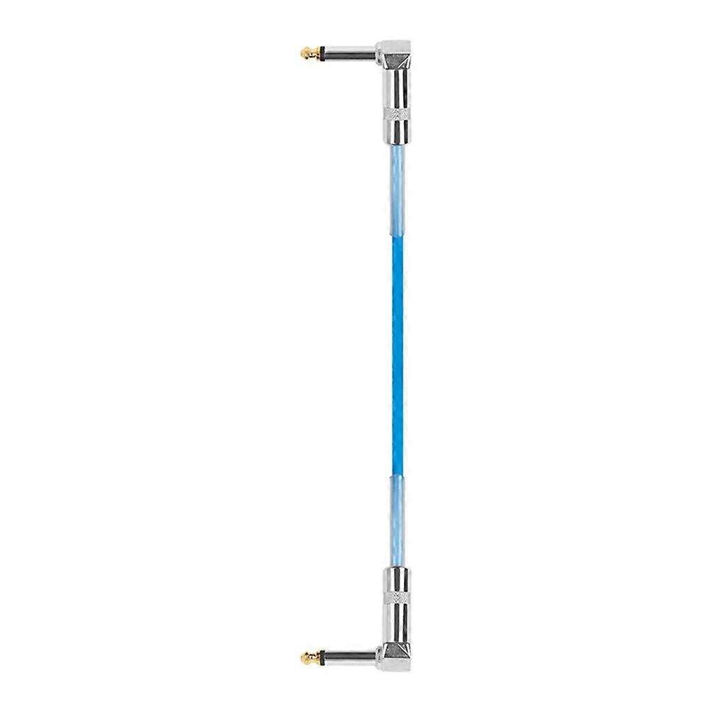 Blue Guitar Adapter Cable for Music Devices with Noise Reduction Design and Durable Metal Head 6