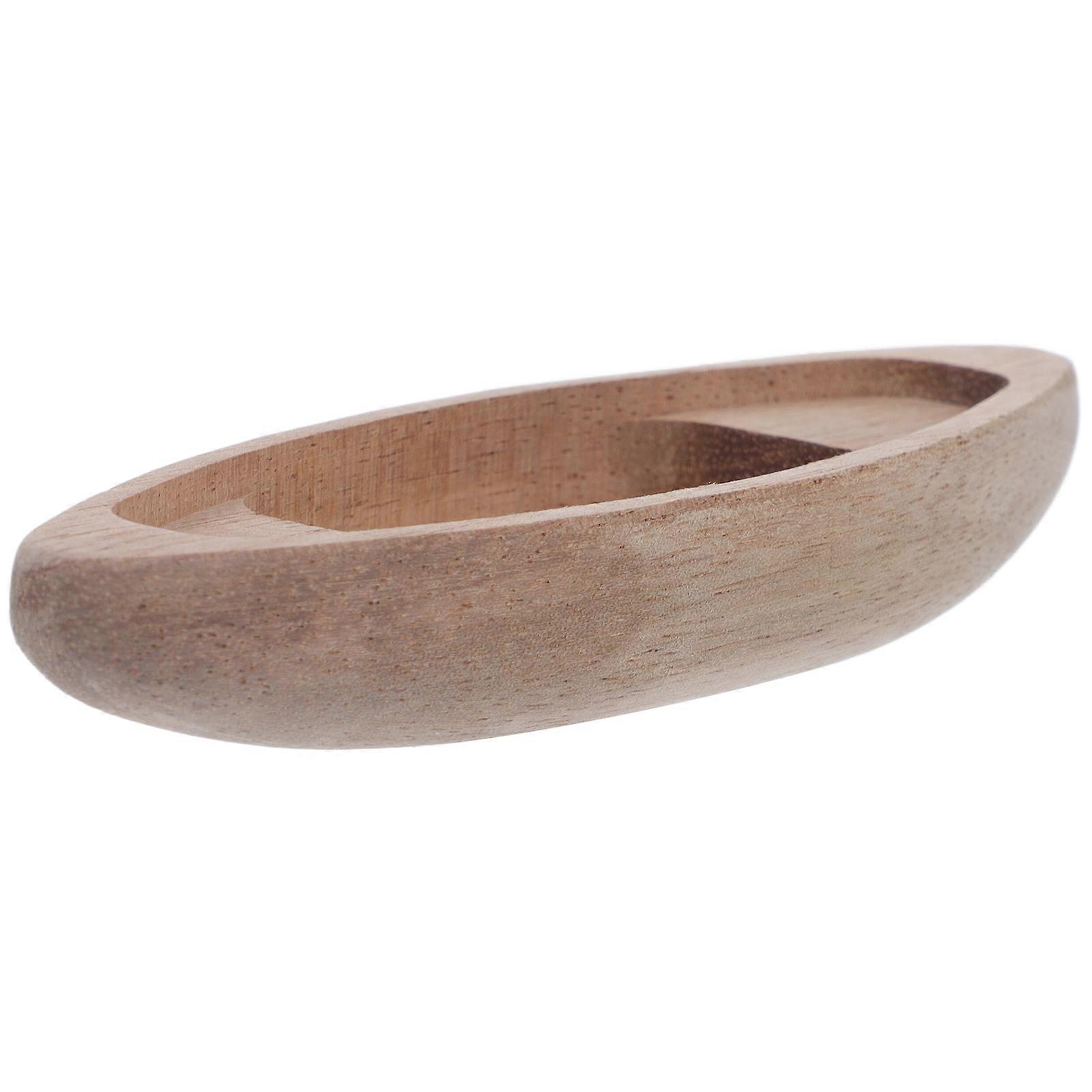Holzboot Dekor 1 Set unvollendetes Fischerboot Modell Handwerk