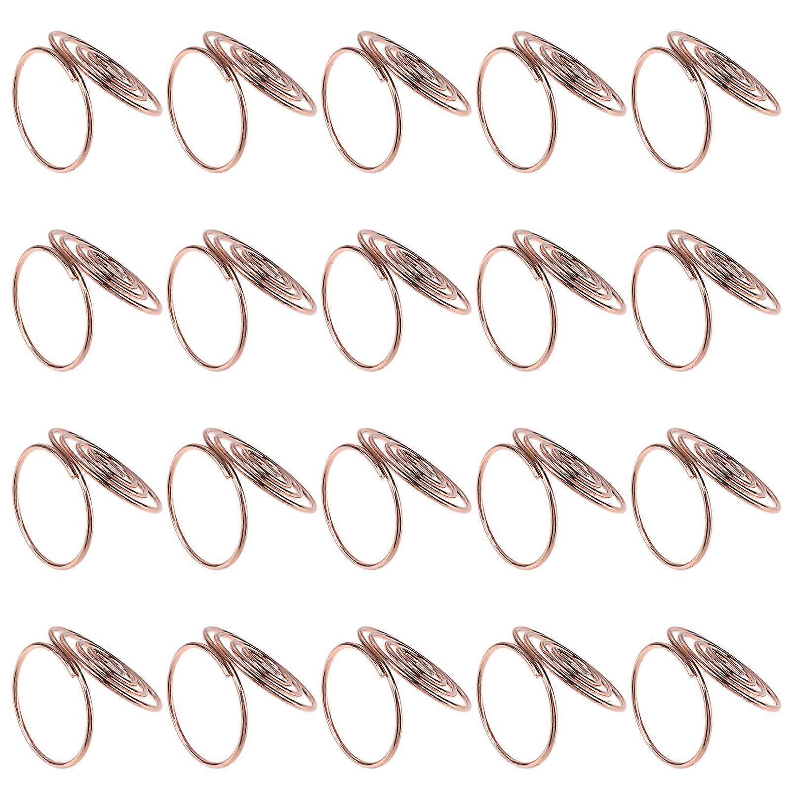 24個のゴールデンステンレス鋼ハート型テーブル番号ホルダーパーティー用フォトクリップ