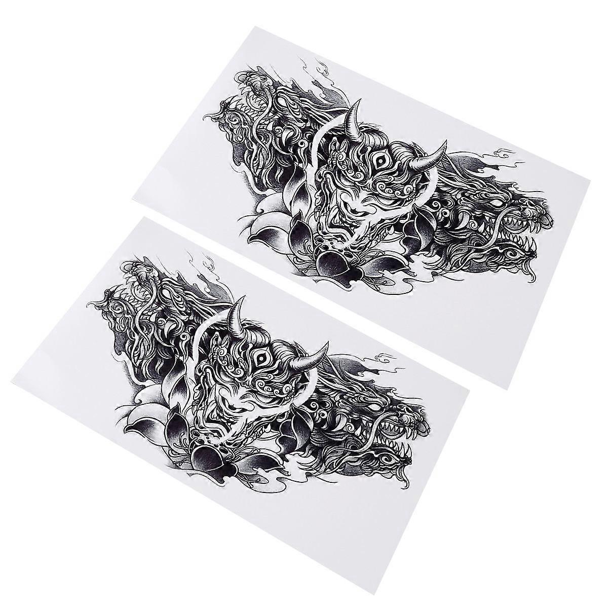 Black Temporary Neck For Halloween Enthusiasts 32X19cm Fun Party Atmosphere 2Pcs