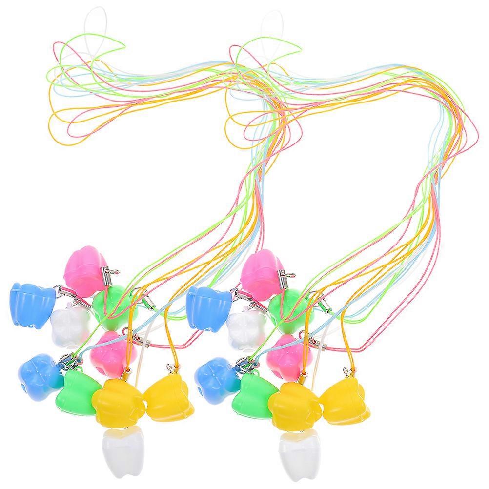 30PCS Adorable Mini Tooth Holder Keepsake Box for School Parties Vibrant Color Storage Container for Organizing Memories