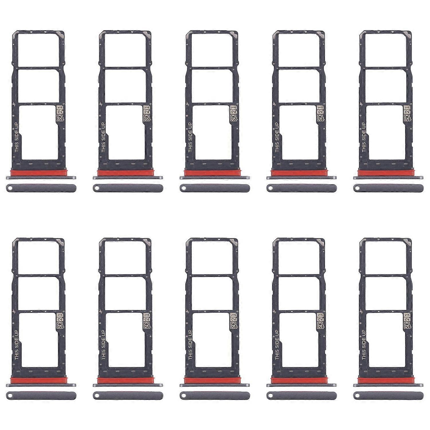 For Motorola Moto E30 10pcs COMPATIBLE SIM + Micro SD card tray