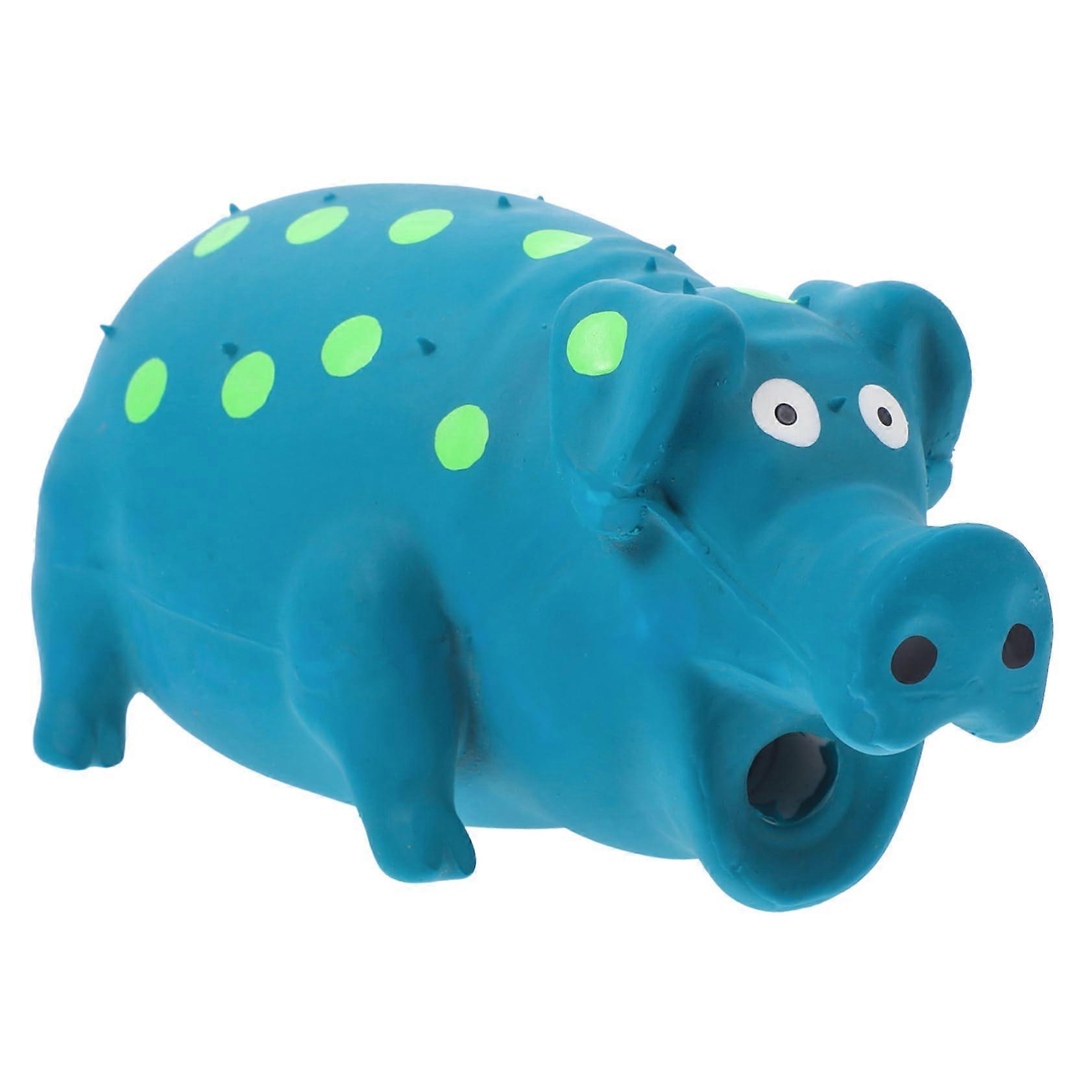 Small Dog Toy Pig Squeaky Chew Toy for Small Dogs, Durable Emulsion Material, Perfect for Chewing and Biting