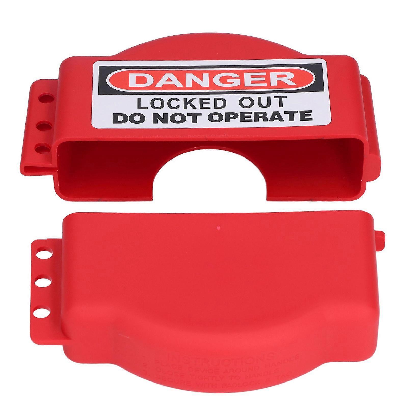 Valve Lock Adjustable Lockout Device ABS Protection Accessory for 25MM‑165MM Hand Wheel