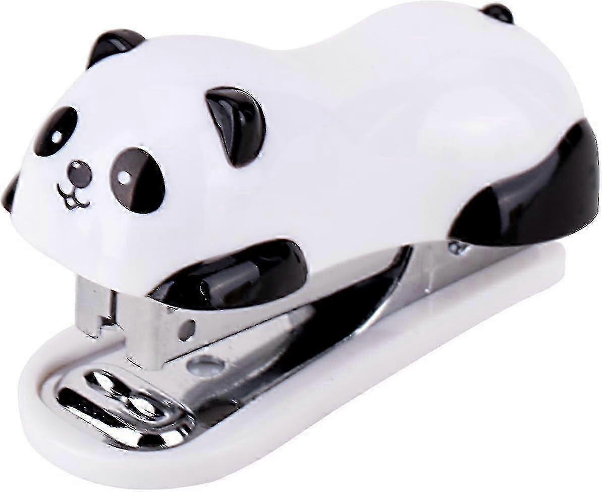 Adorable Panda Stapler Set - Fun Mini Desktop Stationery for Office or School
