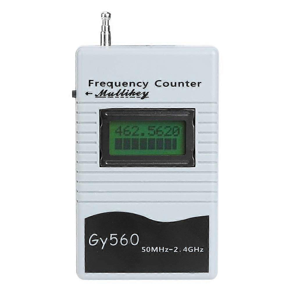 Walkie Talkie Frequency Meter, GY560 50MHz to 2.4GHz Portable Frequency Counter TwoWay Radio Frequency Meter for Car Boats