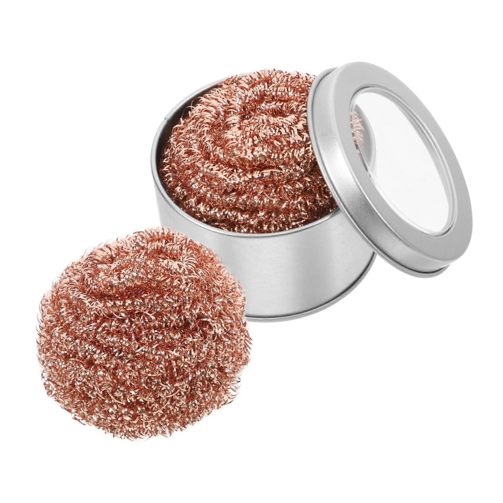 Soldering Iron Cleaner 1 Set Soldering Tool Brass Sponge Soldering Tip Cleaning Ball Soldering Sponge
