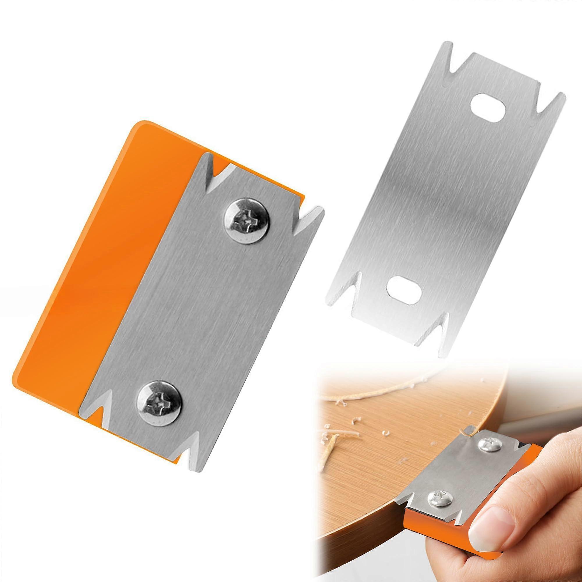 Edge Cutter for Woodworking, Hand Planer with Replacement Blade, NonSlip Edge Planer for Wood, PVC ABS