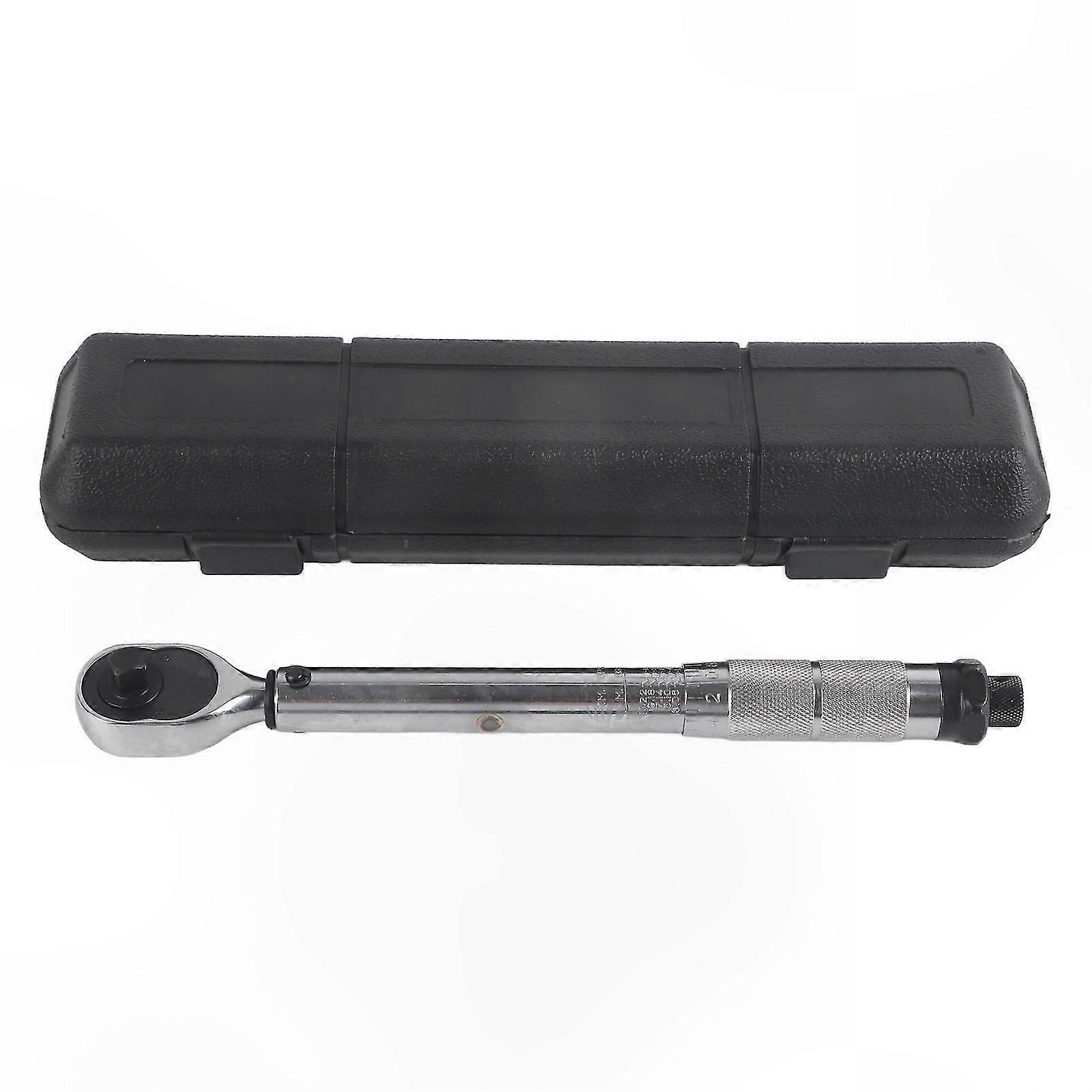 Precision Torque Wrench 3/8 Inch Drive 19-110NM with Quick Release Ratcheting Mechanism for Automotive Repair and Maintenance Tools