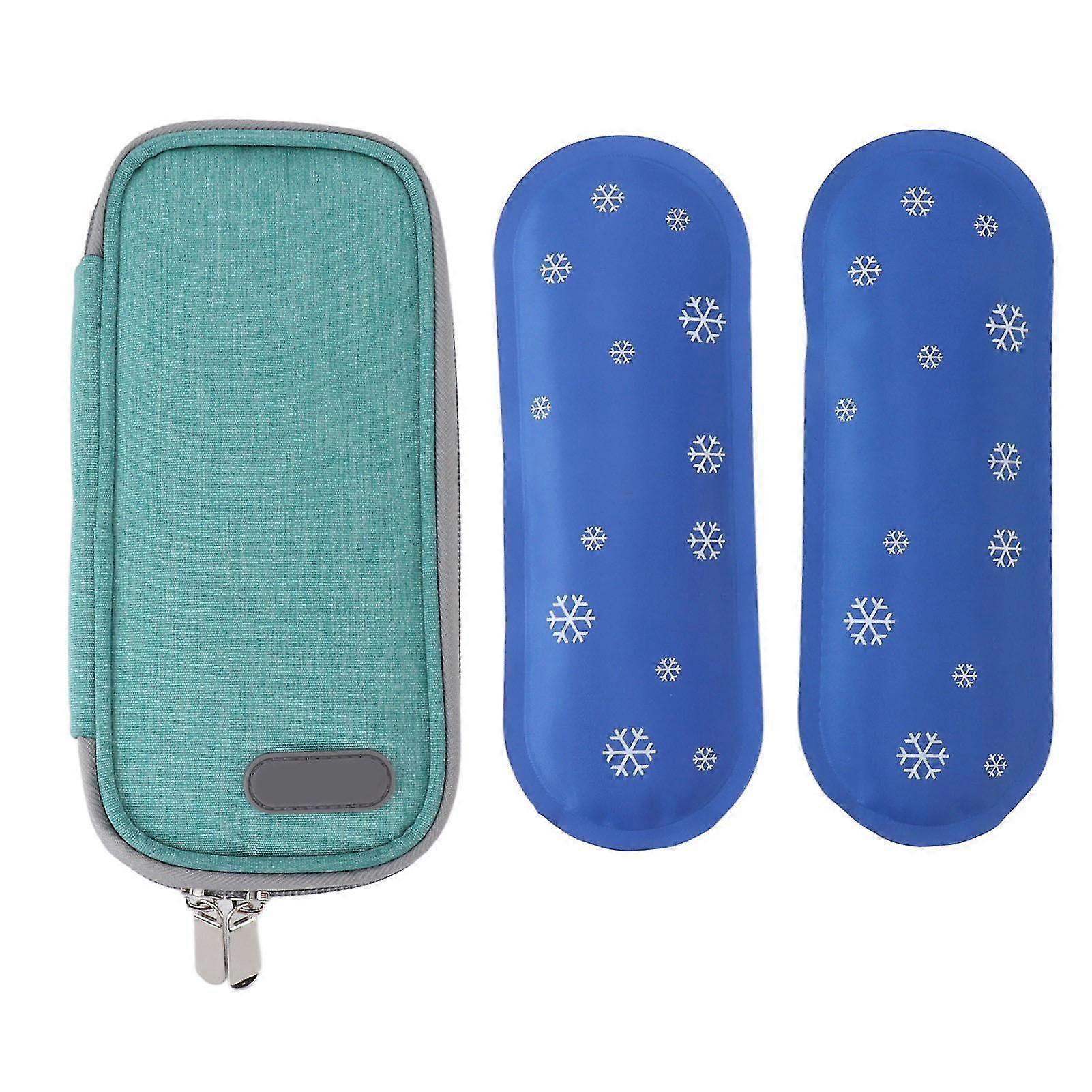 Insulin Cooling Case with 2 Ice Packs