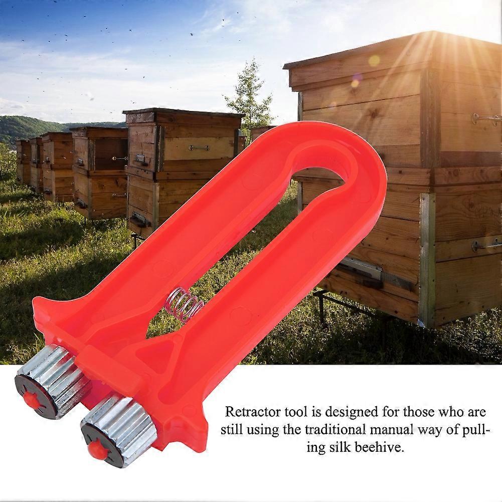 Beehive Wire Tightener 13x6.4cm Red PP+Iron Beekeeping Tool