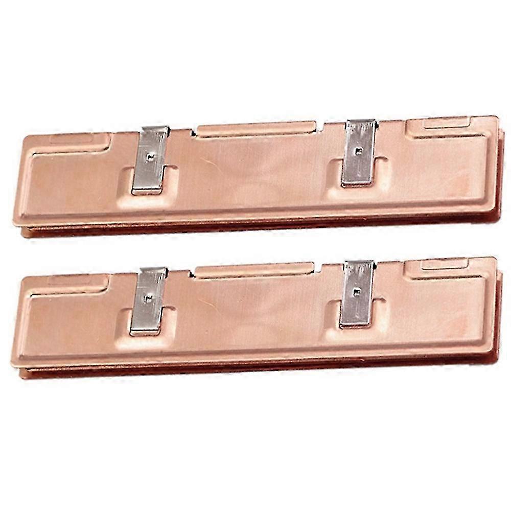 2Pcs Pure Copper RAM Heatsink Radiator for Memory Cooler, Heat Sink for Desktop Computers