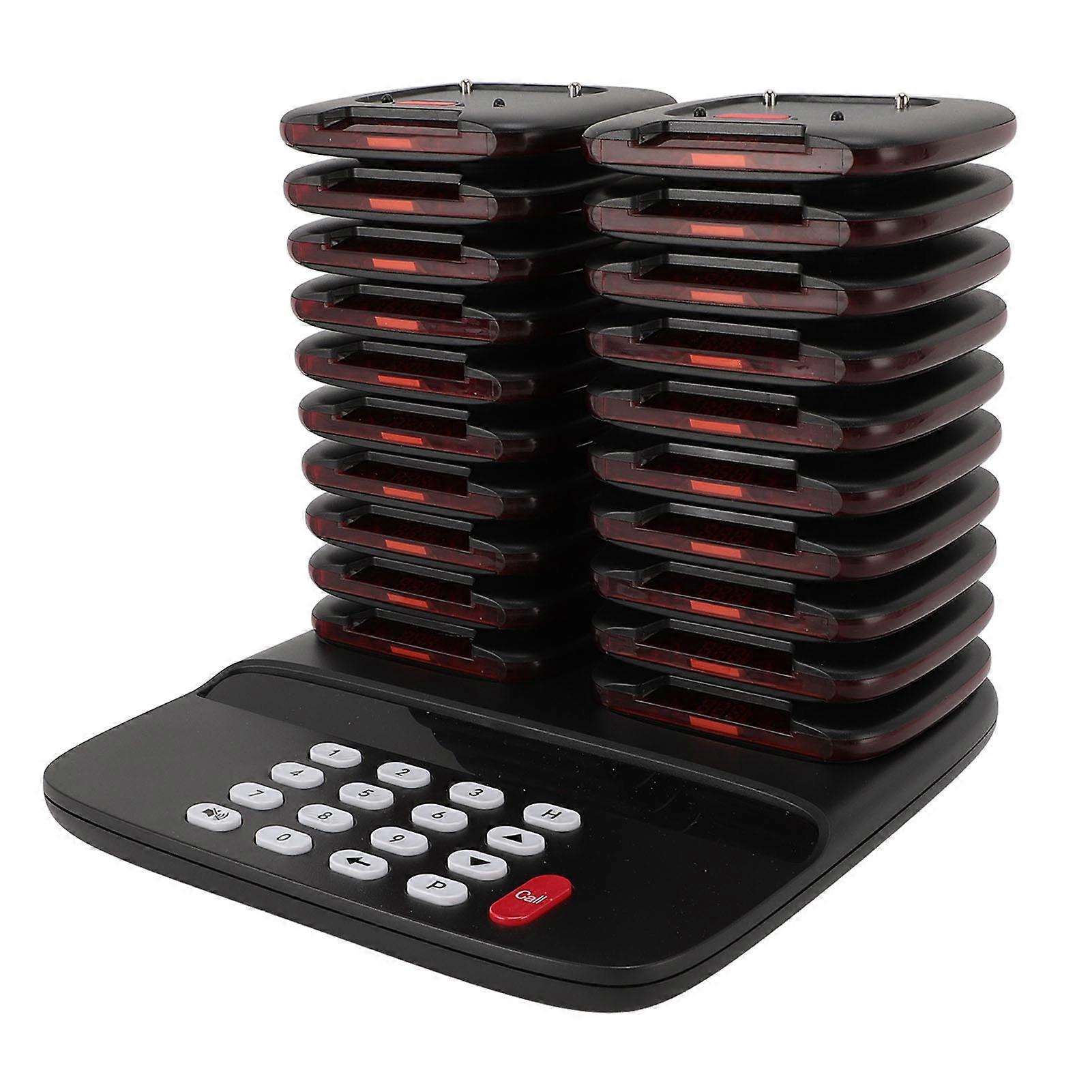 Sistema cercapersone per ristoranti 20 cicalini 800-1000M Set di cicalini wireless