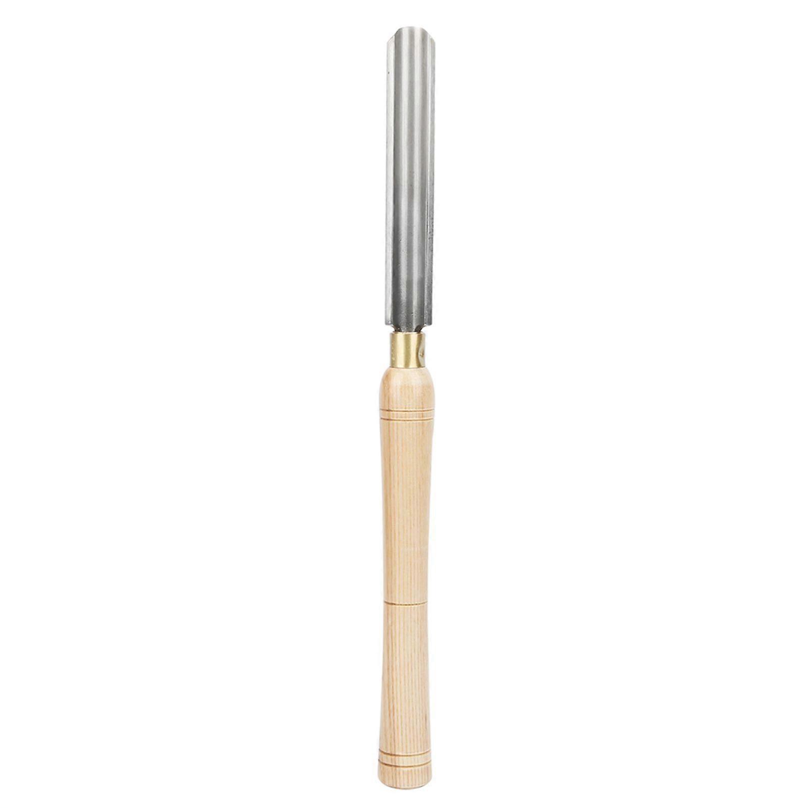 Wood Turning Tool Hand Held HSS Blade Hardwood Handle Woodworking Lathe Chisel 25mm