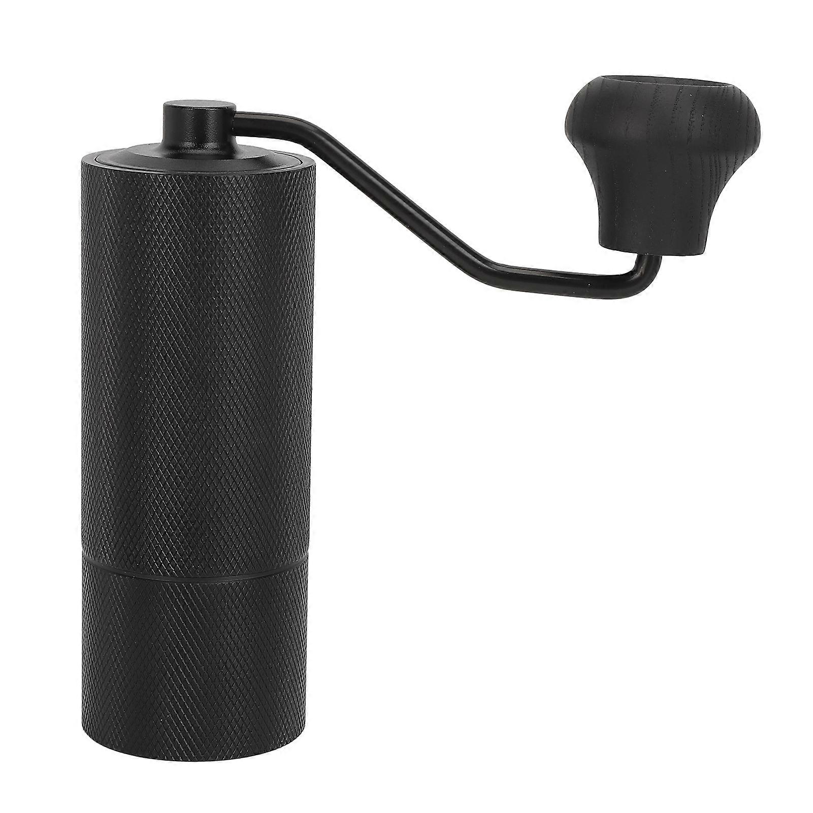 Manual Coffee Grinder Adjustable Thickness Matte Black 673g