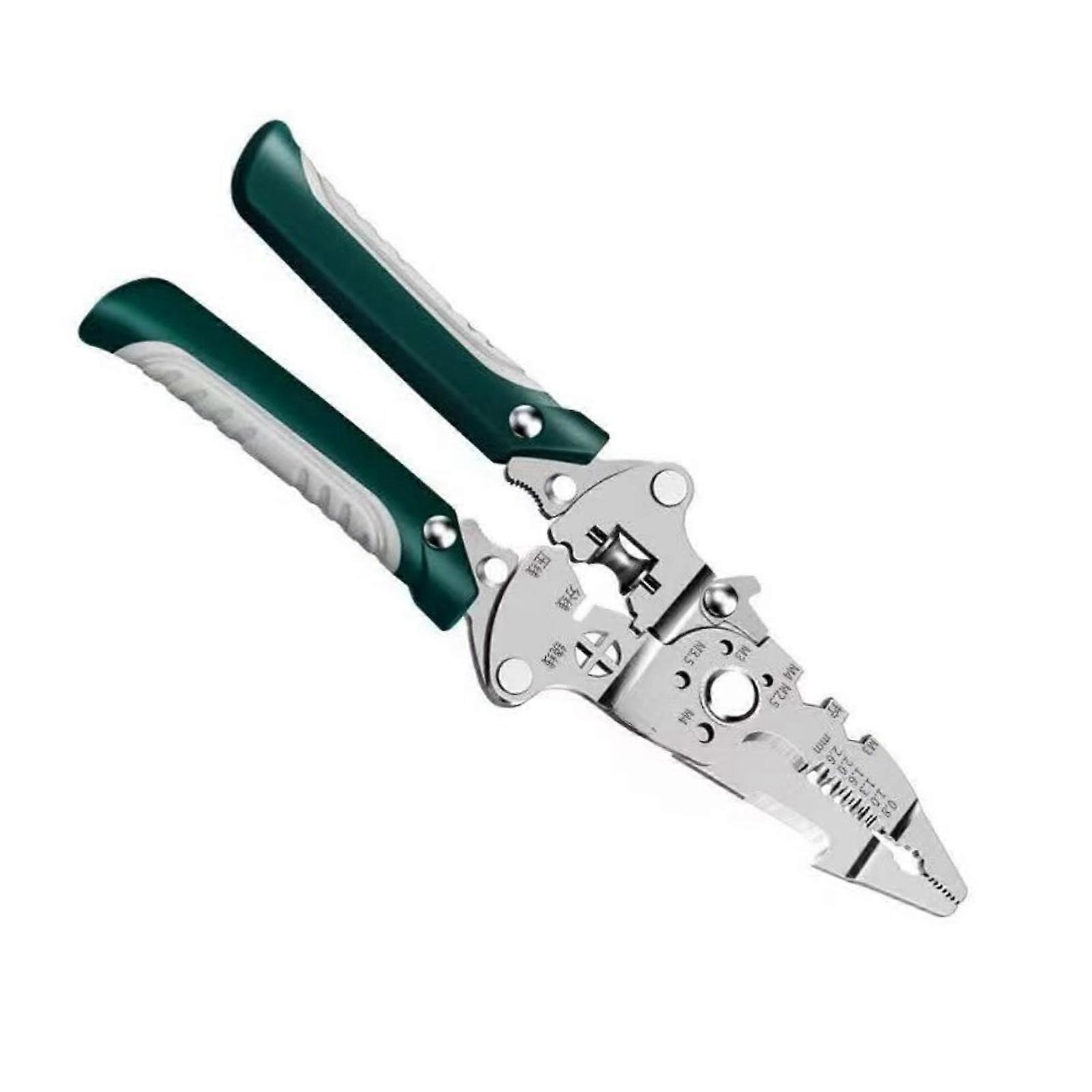 Space Saving Folding Wire Stripper MultiTool Ergonomic Grip Precise Blade For Home Repairs And Industrial Projects Multicolor