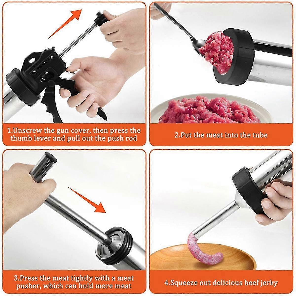 Manual Enema Stainless Steel Beef Jerky Making Tools