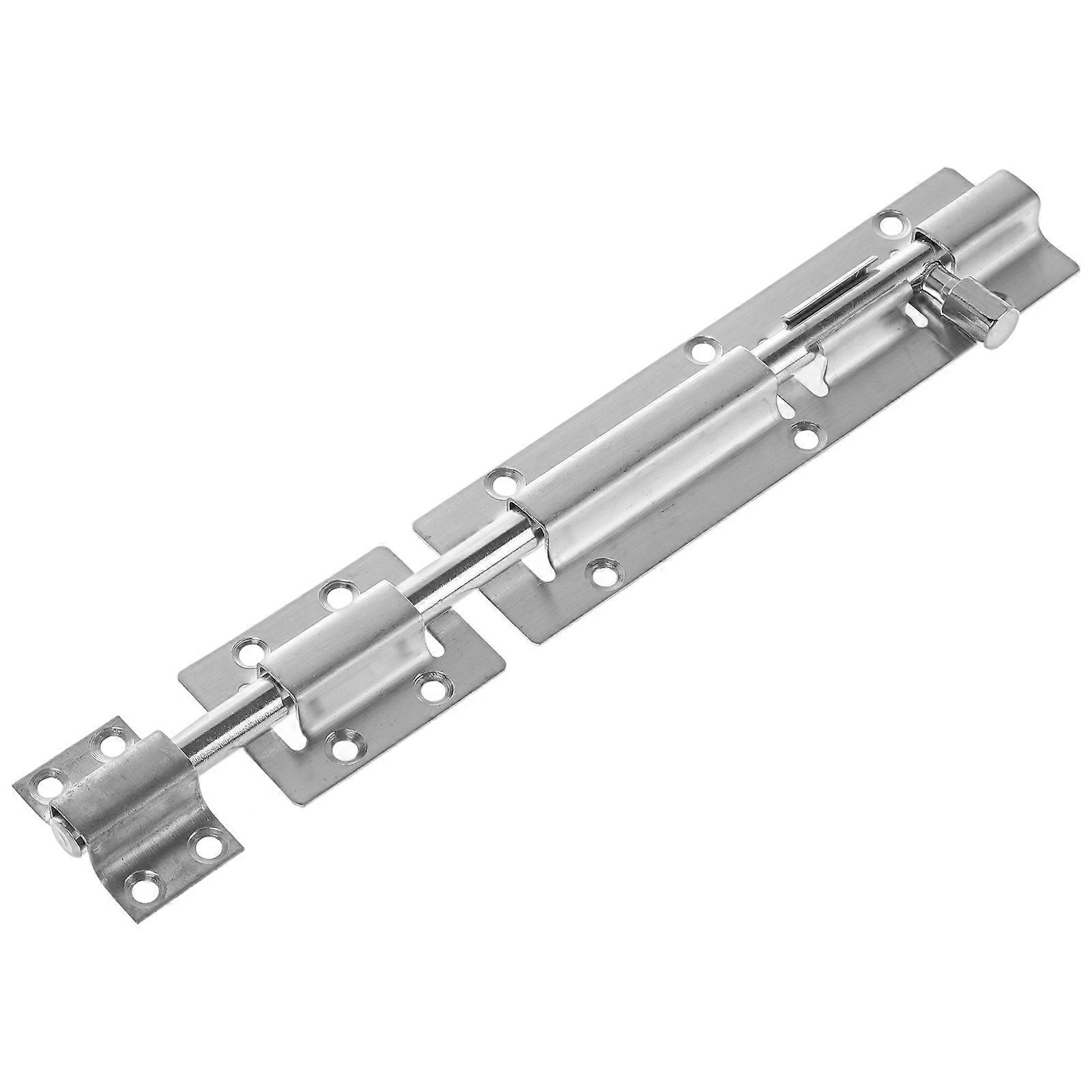 屋内および屋外ドア用のステンレス鋼ヘビーデューティーバレルボルトスライドロック – 家庭およびオフィスのスライドラッチハードウェアの安全な盗難防止