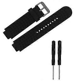 for Forerunner 25 Adjustable Bracelet Silica Watch Band with Screwdriver