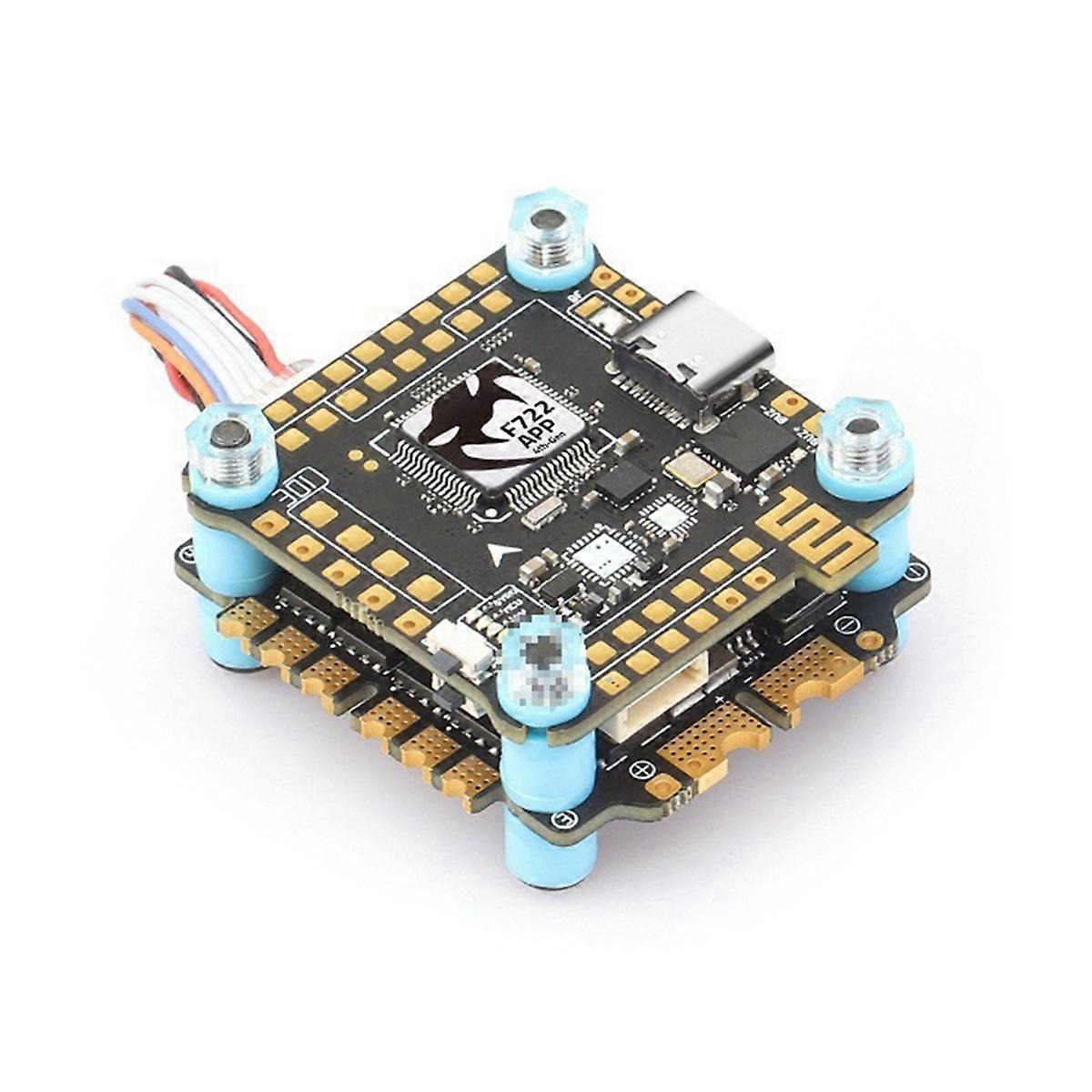 F722 APP FC&ESC FPV Stack F722 MK4 APP Flight Controller F45A 128K BLHeli32 ESC 3-6S Configure WIFI for RC FPV Drone