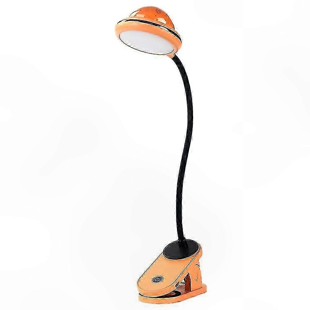 LED Clamp Lamp with USB Rechargeable Function and Star Design for Reading