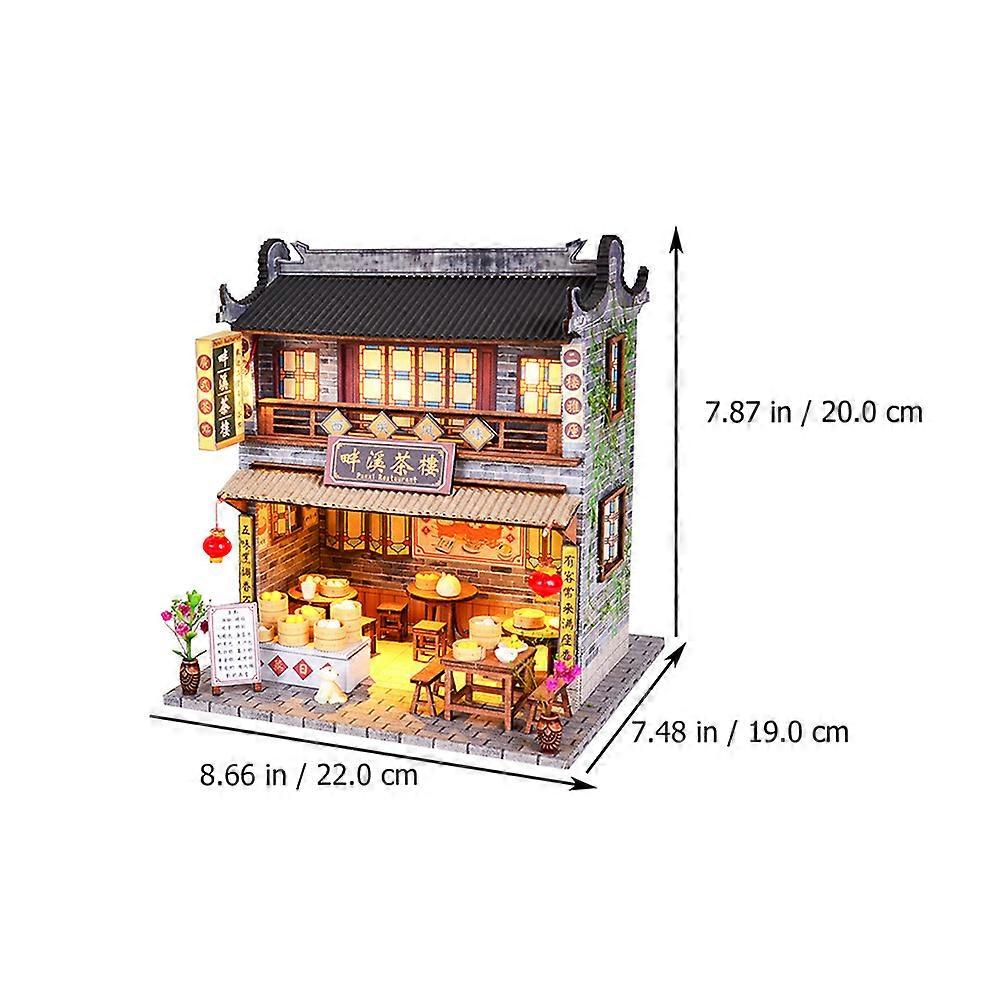 Durable DIY House Model for Kids with EnvironmentFriendly Materials and Workmanship 1Pc