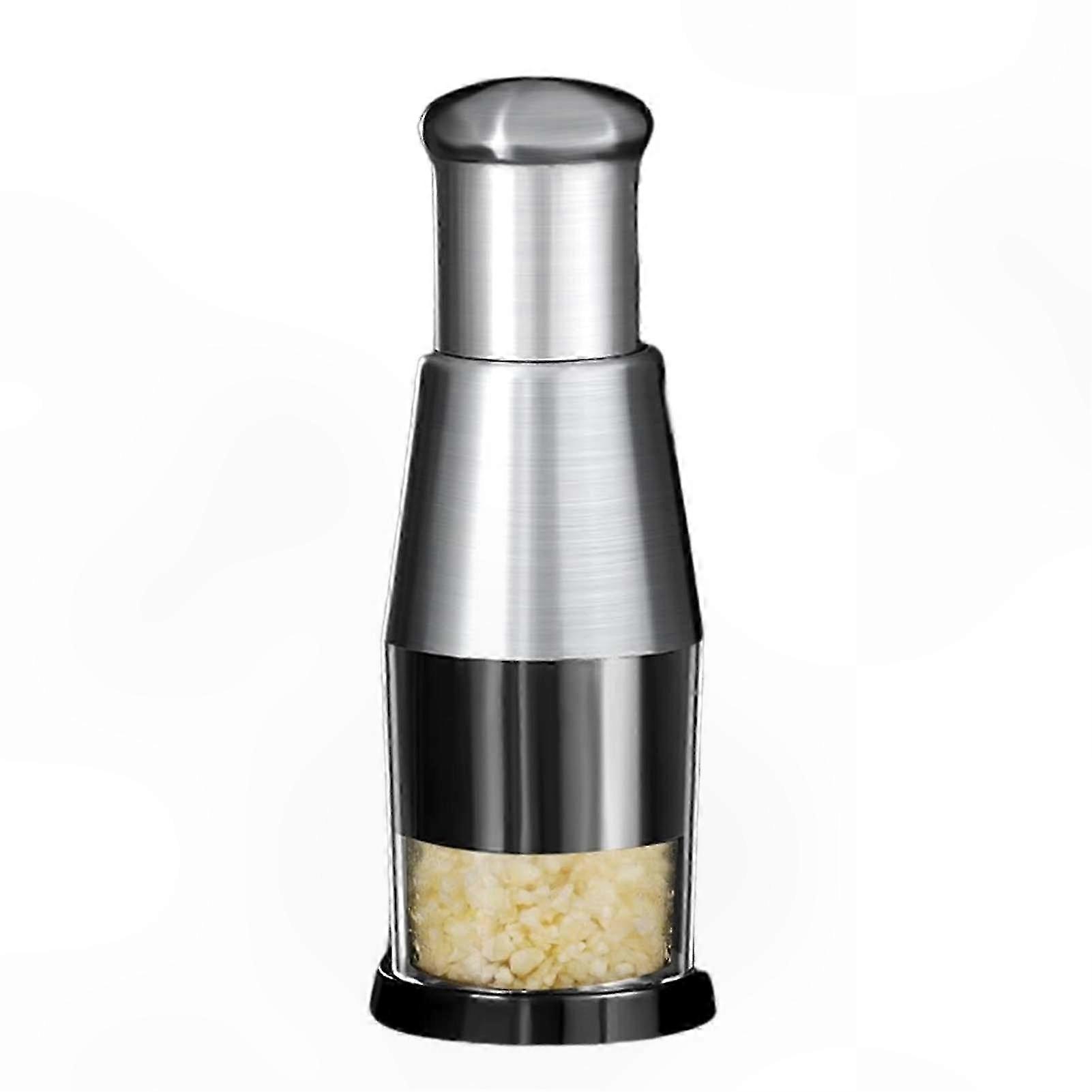 Kitchen Garlic Chopper with Sharp Stainless Steel Blade for Easy Cleaning and Cooking