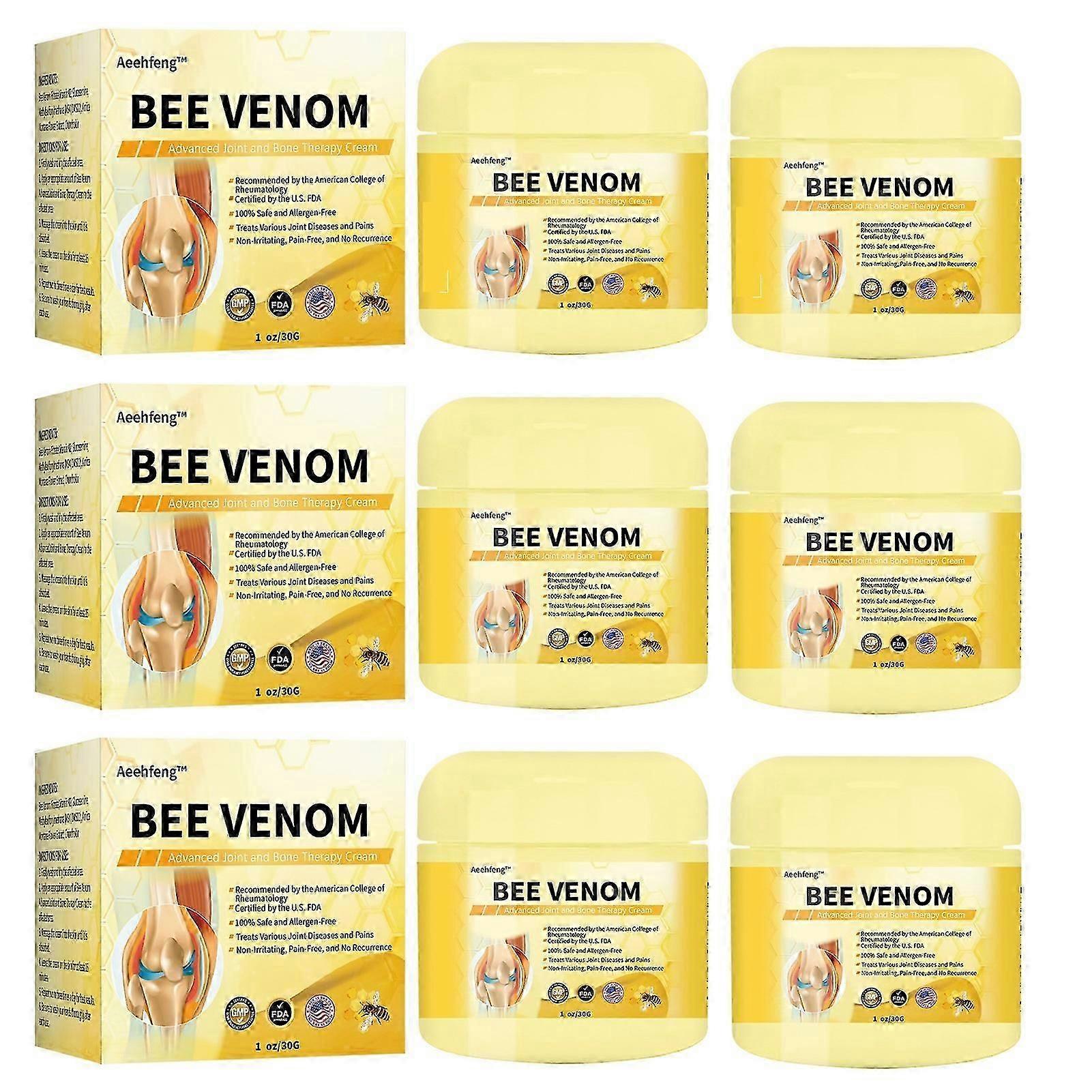 Bee-Venom ボディジョイントケアクリームジョイントペイントリートスージングマッサージクリーム 外部使用