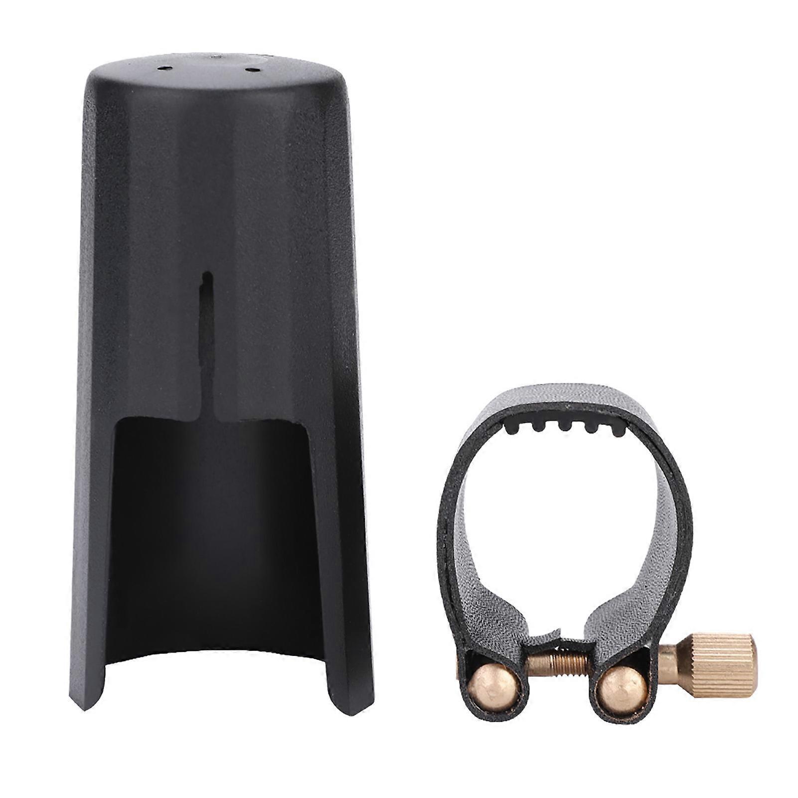 PU Ligature Clip with Plastic Cap for Durable Bakelite Clarinet Mouthpiece