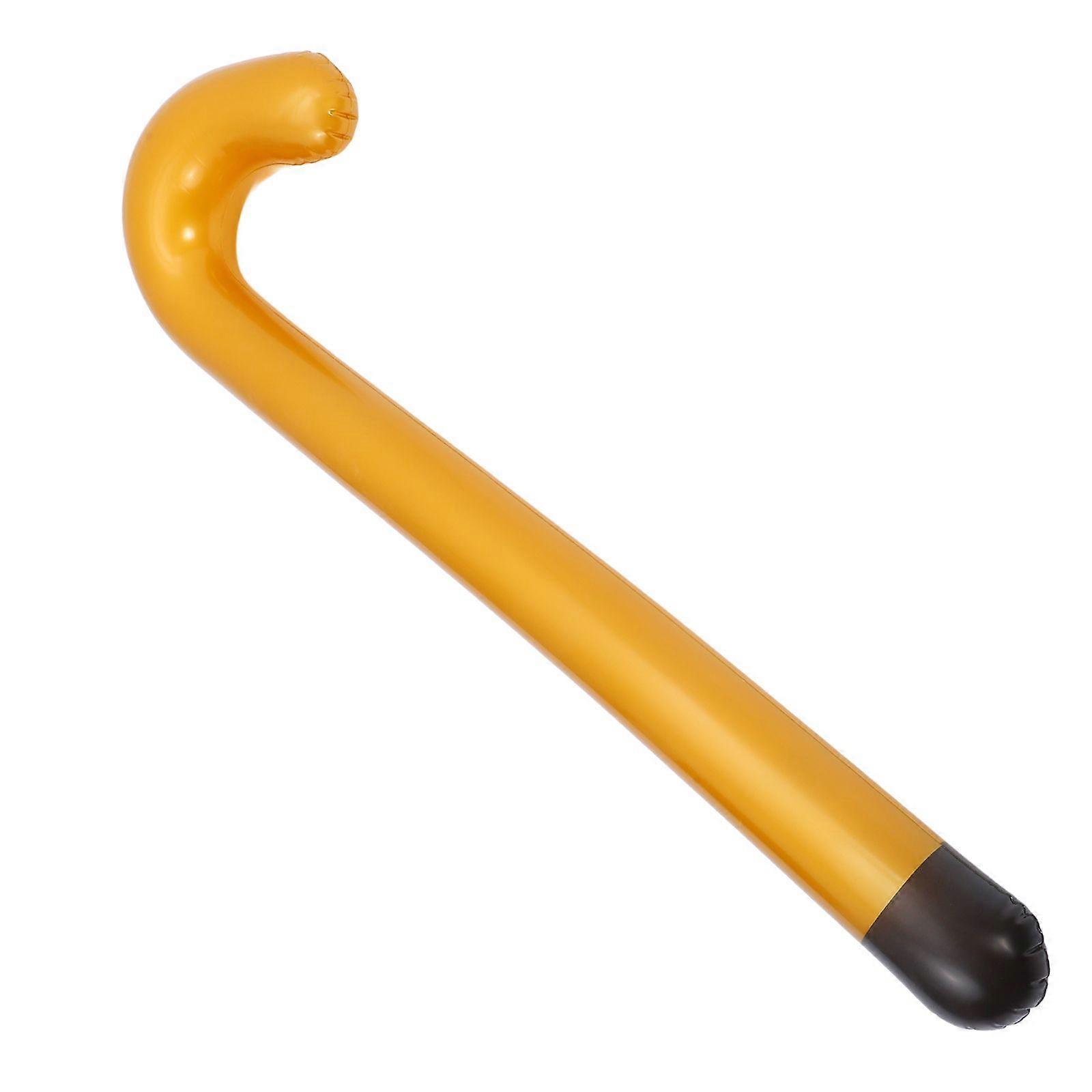 Funny Crutch Blowing-up Toy Cosplay Simulation Walking Stick Balloon Inflatable Walking Stick