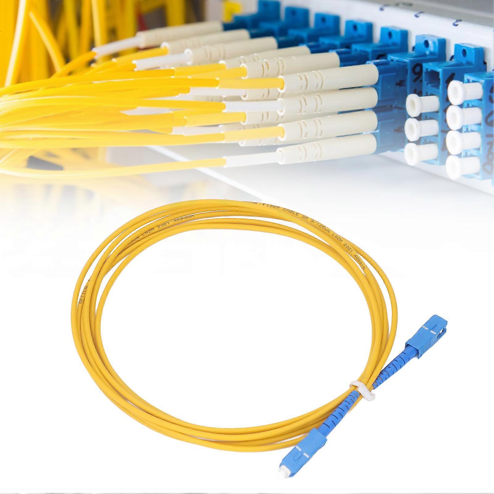 5PCS Single Mode Optical Fiber Extension Cable LSZH Sheath