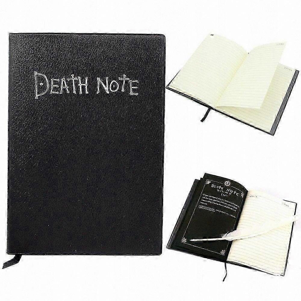 Anime Death Note Inspired Notebook and Feather Pen Set