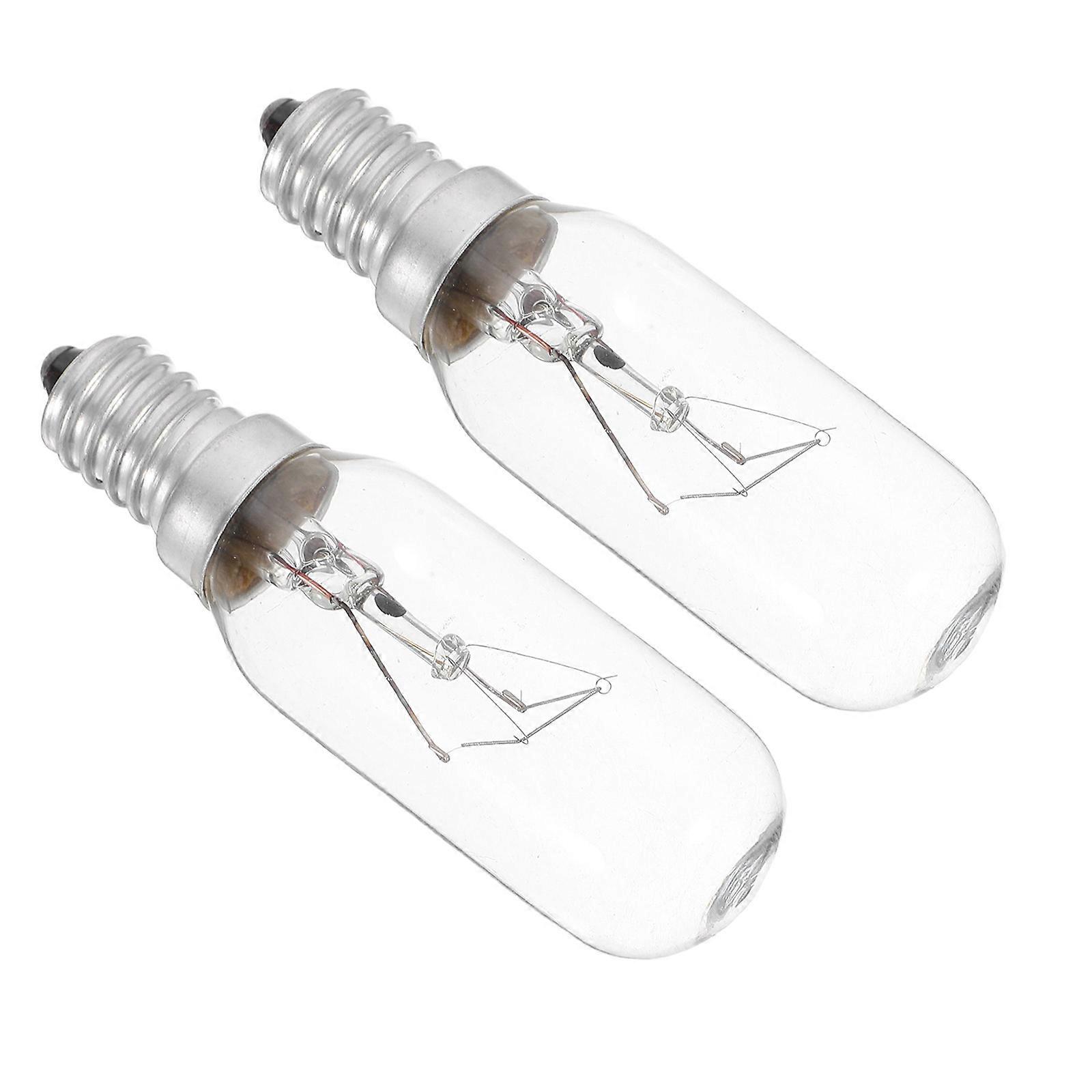 Machine Instrument Light Bulbs 2Pcs Range Hood Light Bulb for Appliance Use