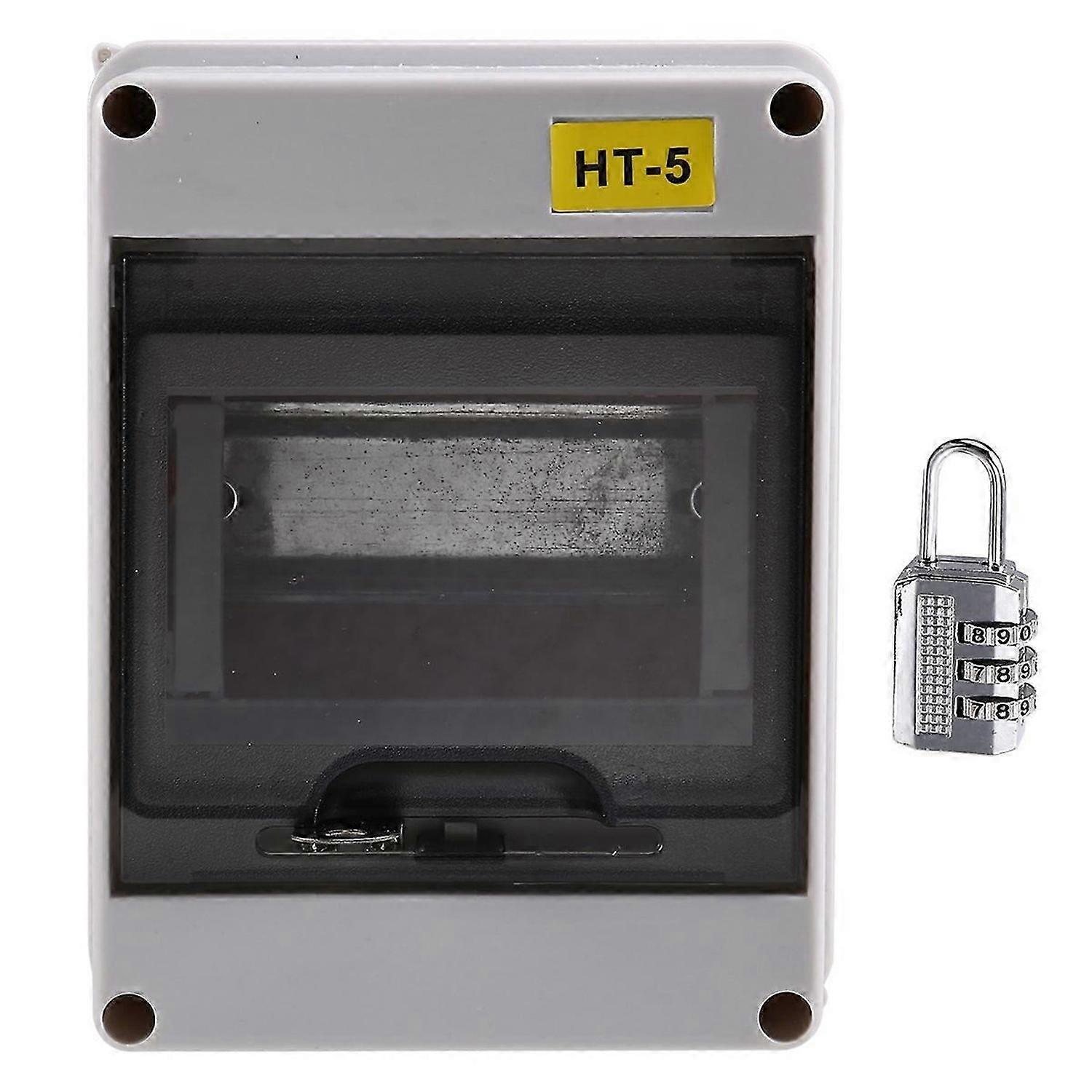 HT Series 5WAY IP65 Waterproof Distribution Box with Lock