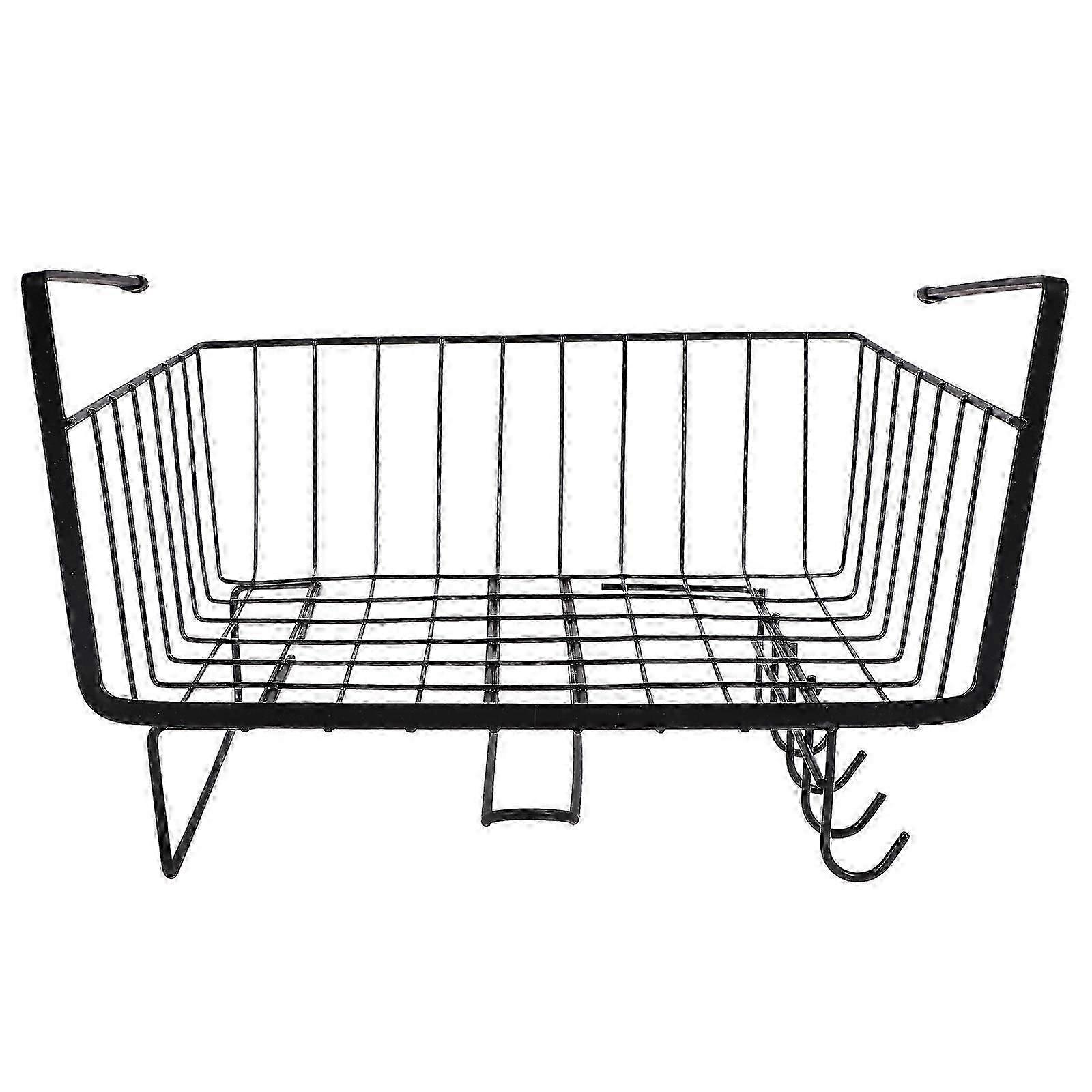 1Pc Iron Hanging Basket Kitchen Storage Rack Organizer Shelf