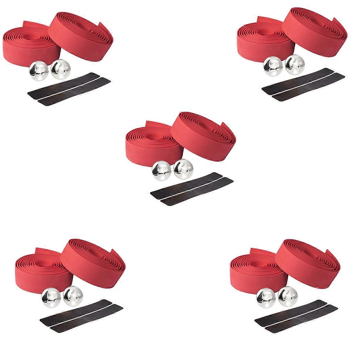 Bicycle Handlebar Tape Anti-Slip Shock Absorption Wrapped Bar Tape,F