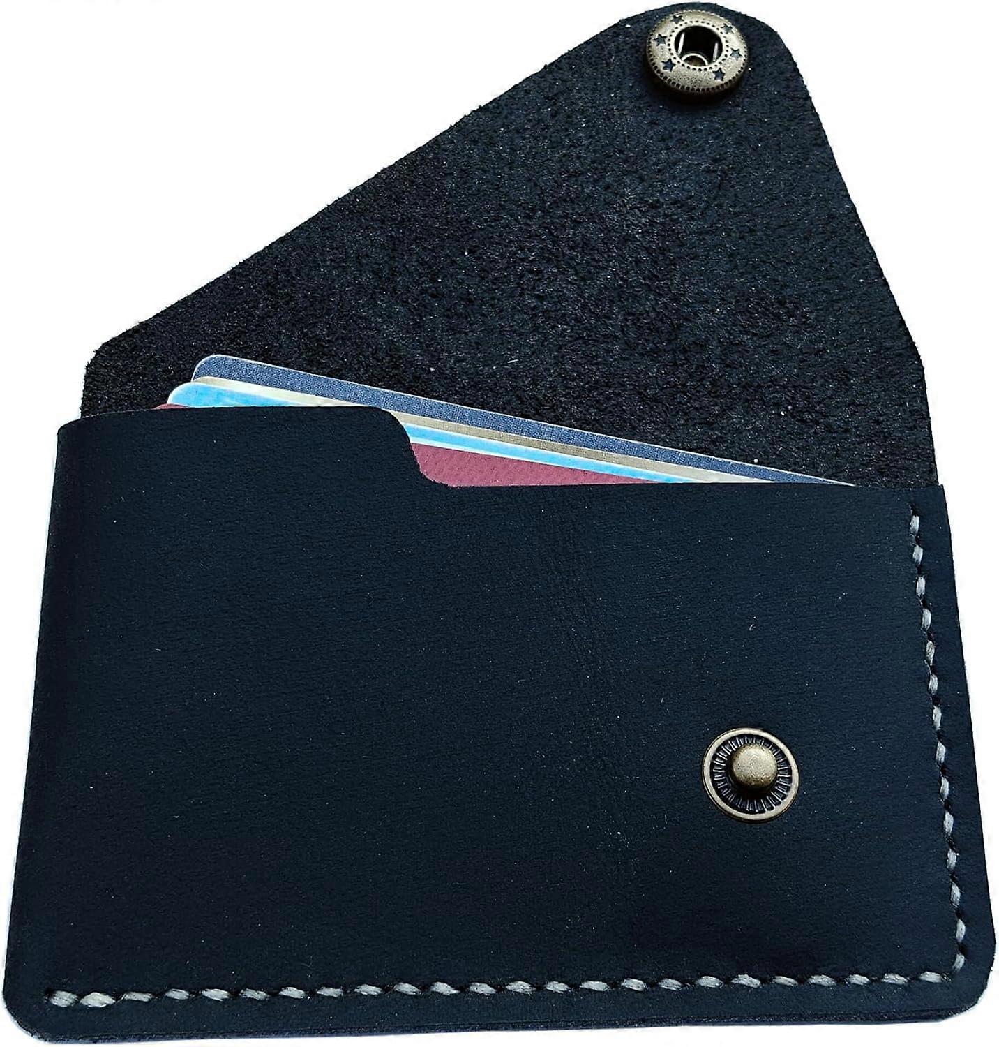 handmade leather Card Holder,  Front Pocket Wallet,Custom Minimalist Wallet for Family Men Boyfriend